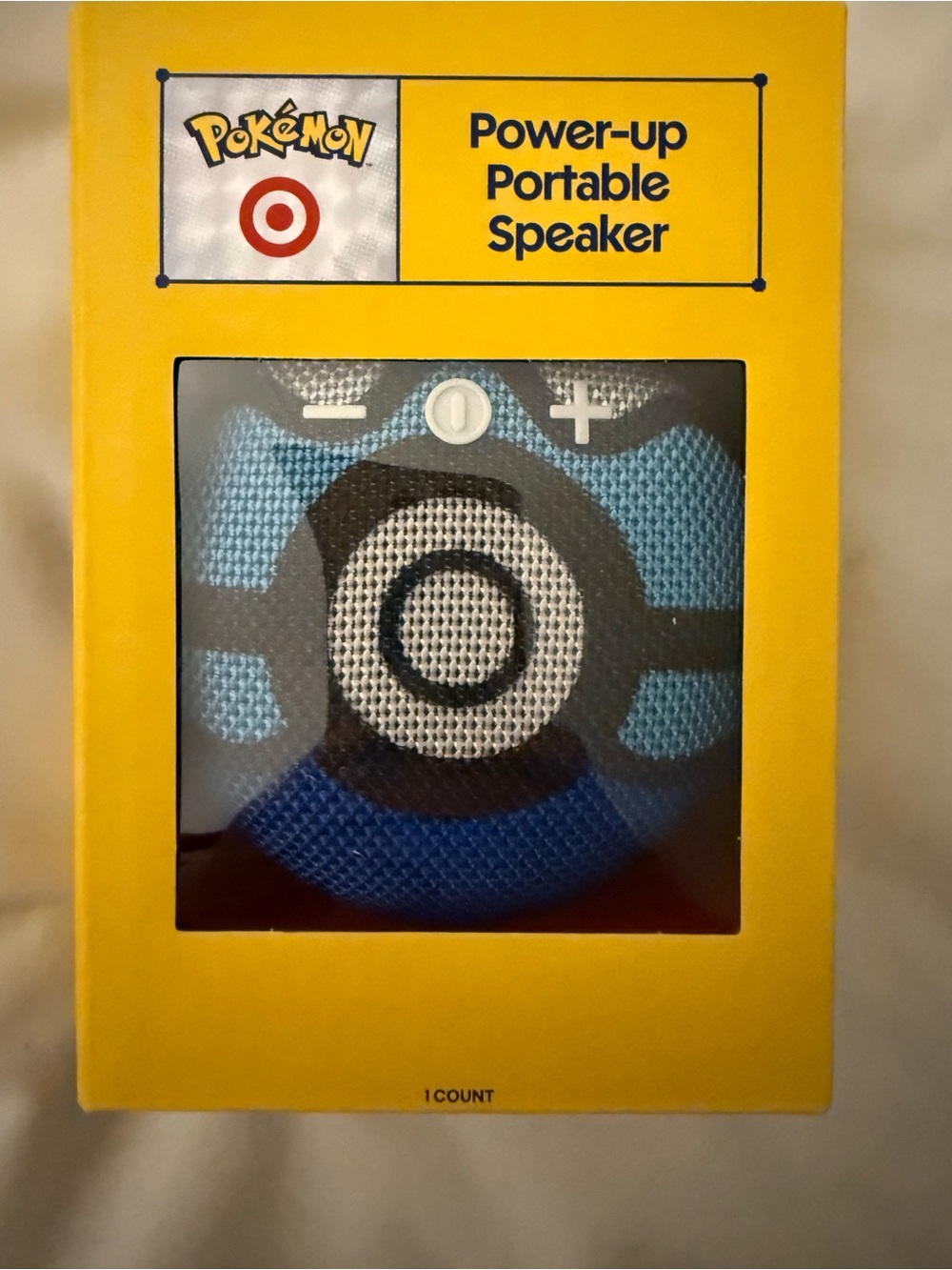 Pokemon Power-up Portable Speaker - Blue and Black